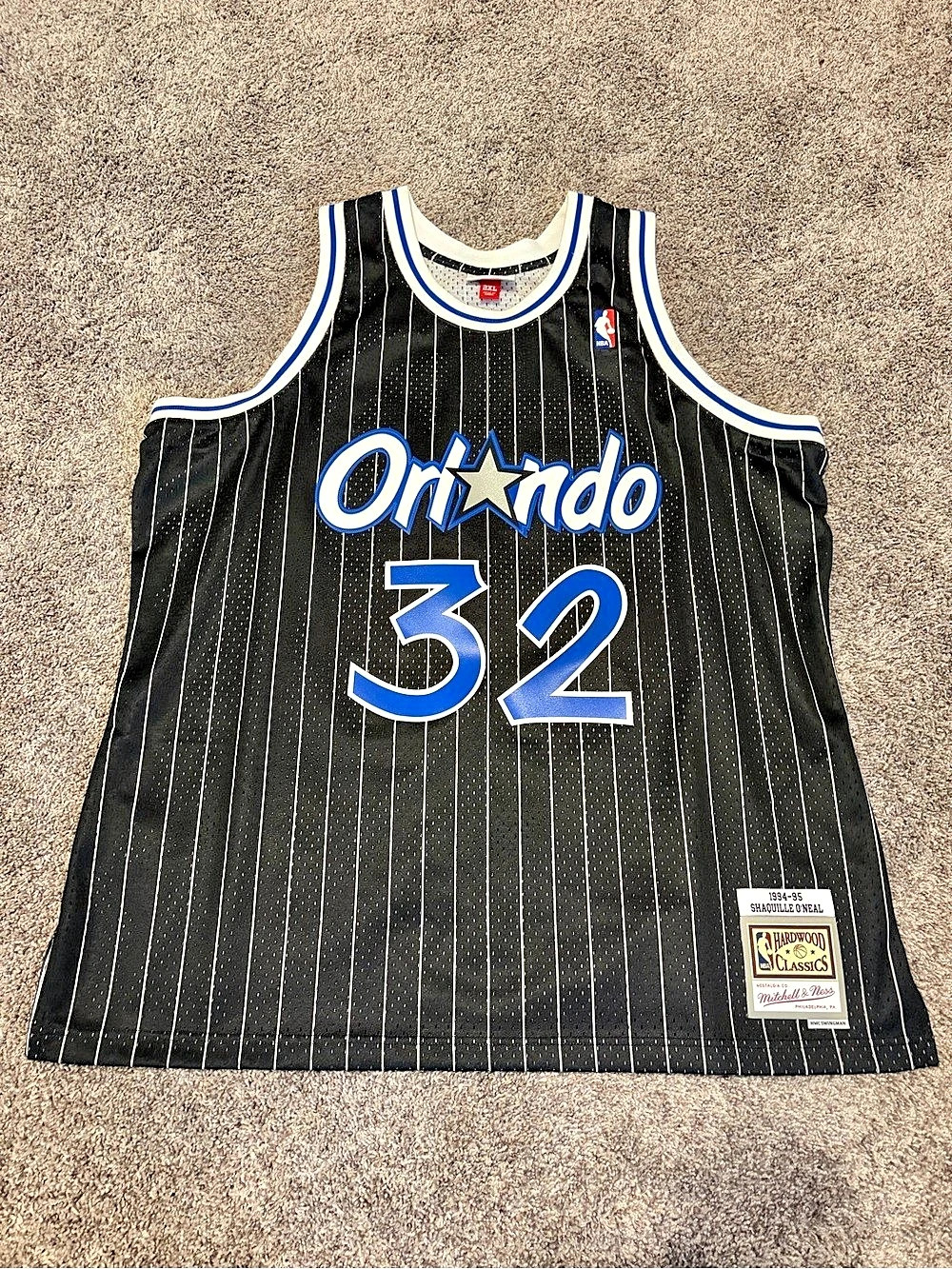 Mitchell & Ness Shaquille O'Neal 1994-95 Orlando Magic Hardwood Classics Jersey